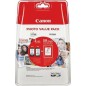 Canon PG 545 XL/CL-546XL Photo Value Pack Sort Farve (cyan, magenta, gul) 100 x 150 mm 50ark Blæk/papirsæt 8286B006
